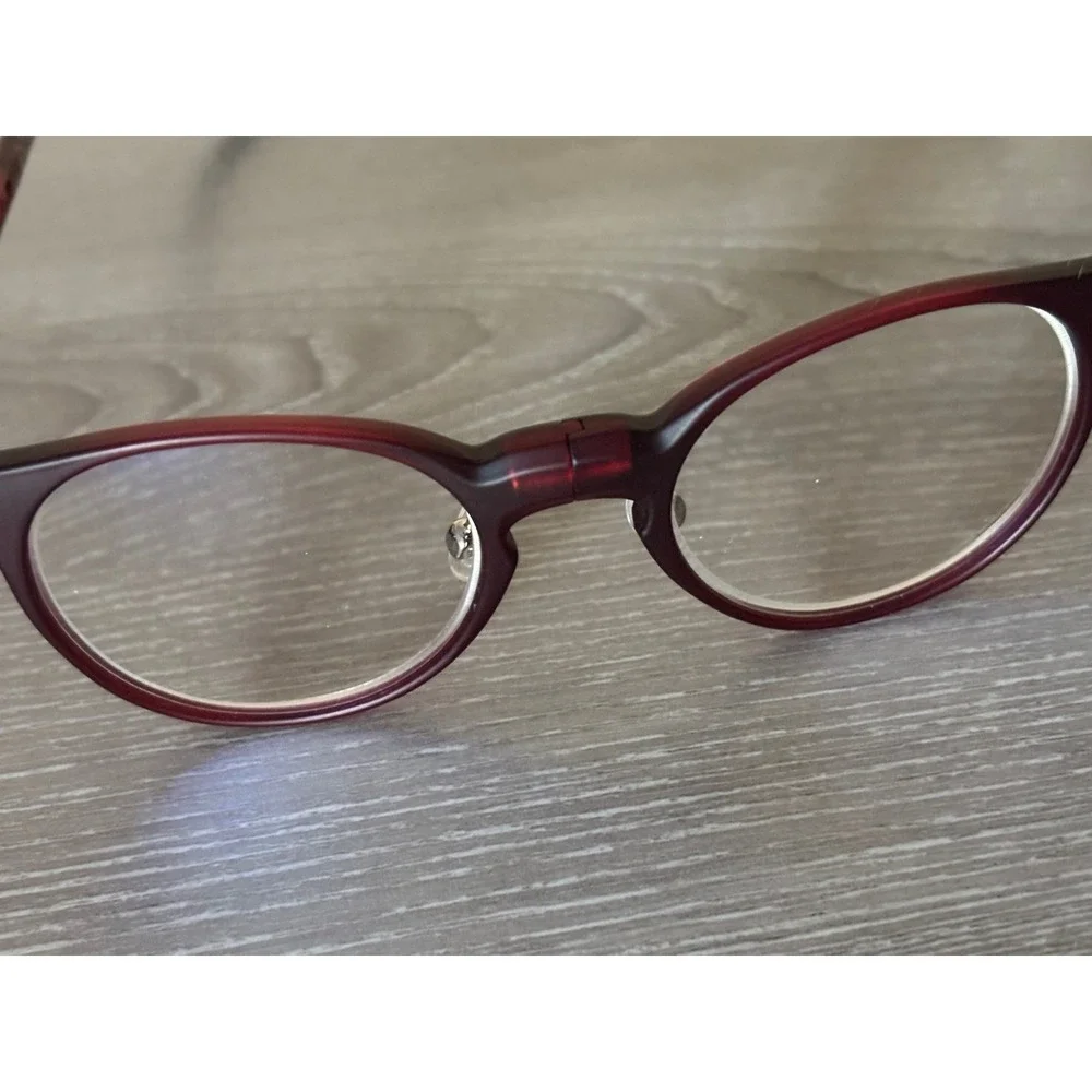 Slastik Magnetic Front Connection Reading Glasses Burgundy‎ FRAMES Biobased